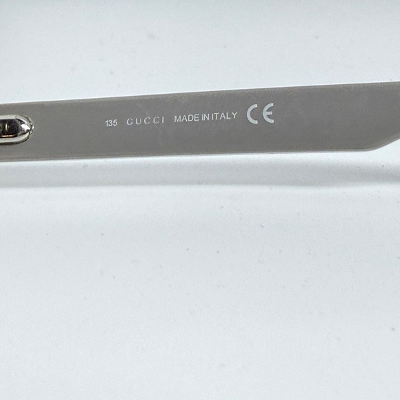 Gucci GG 1843 GSU Eyeglasses Metal half-Rimless Frame Made in Italy Women 21193 - Picture 8 of 10